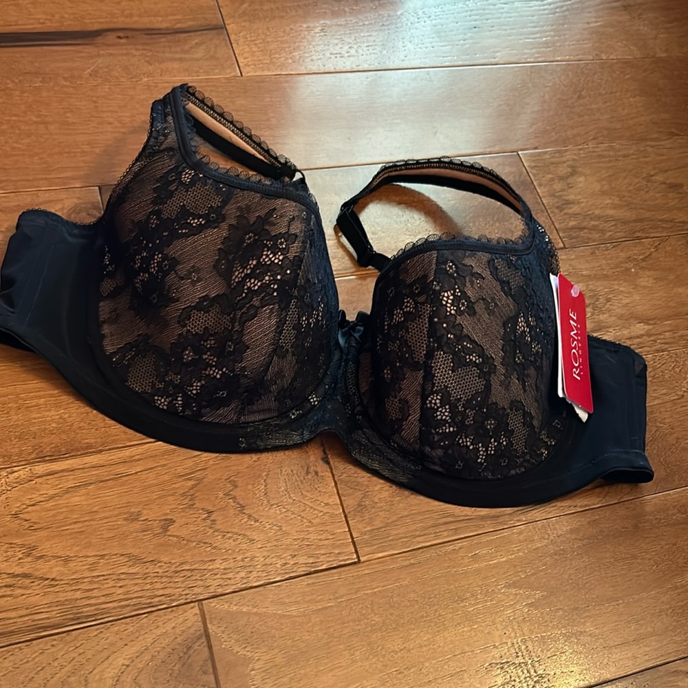 Rosme  Lingerie lace underwire bra